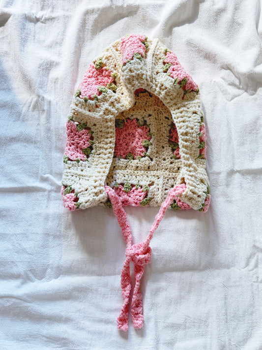 Pink Blossom Bonnet