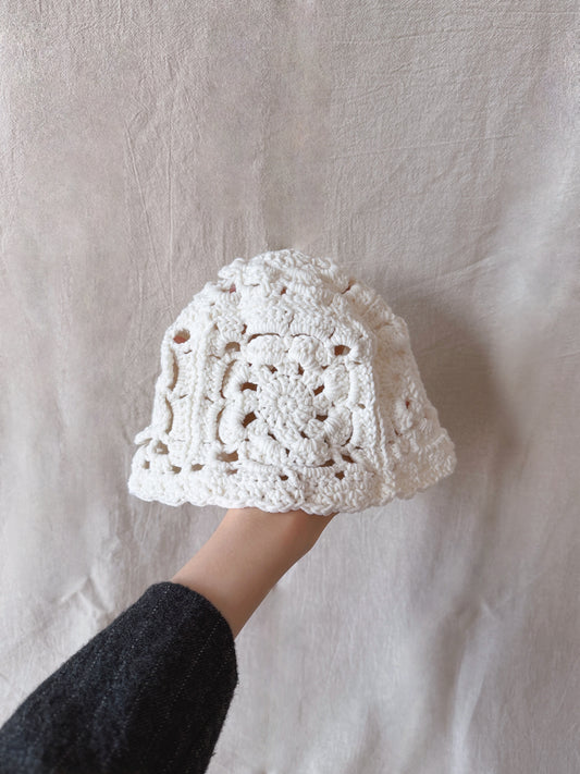 Ivory Bloom Bonnet