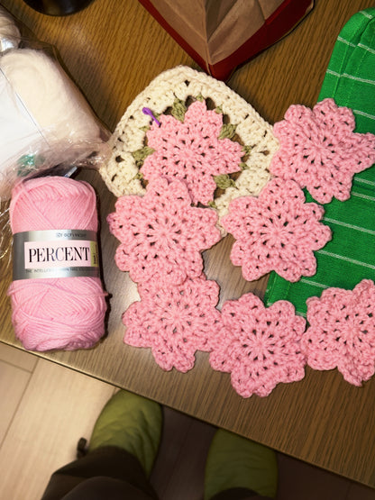Pink Blossom Bonnet