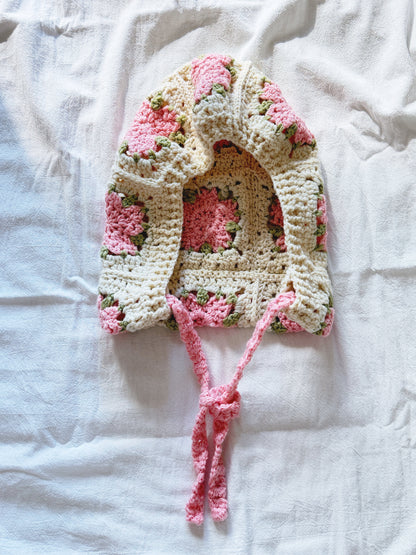 Pink Blossom Bonnet