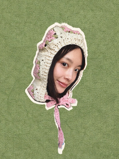 Pink Blossom Bonnet
