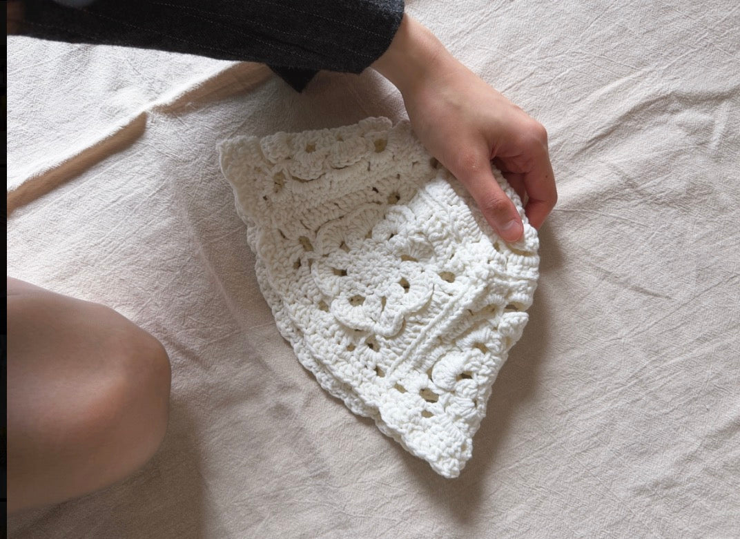 Ivory Bloom Bonnet