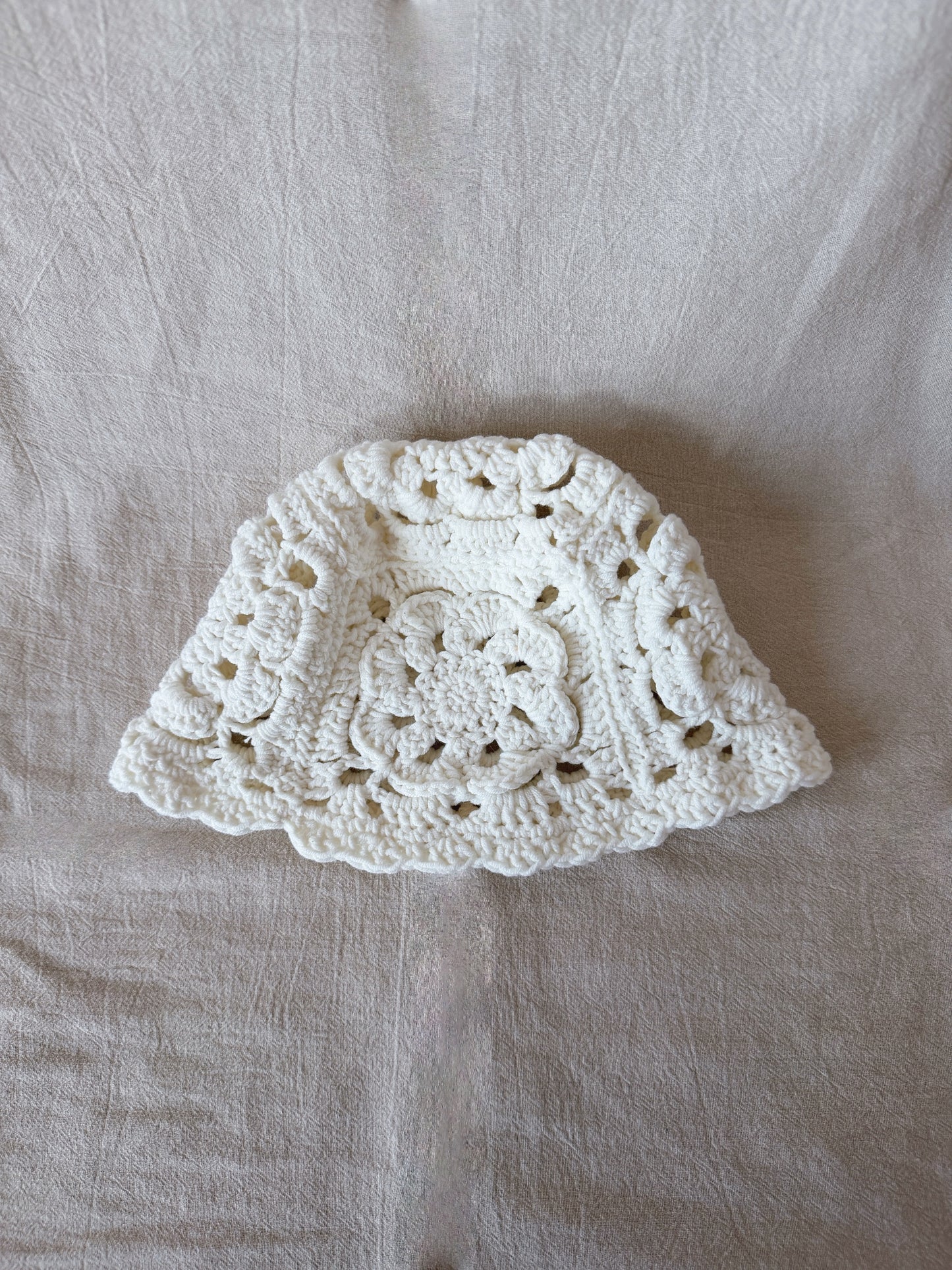 Ivory Bloom Bonnet