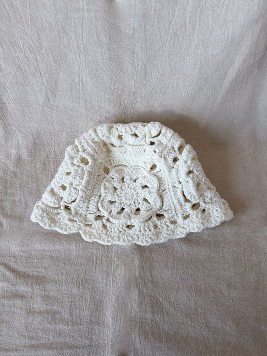 Ivory Bloom Bonnet