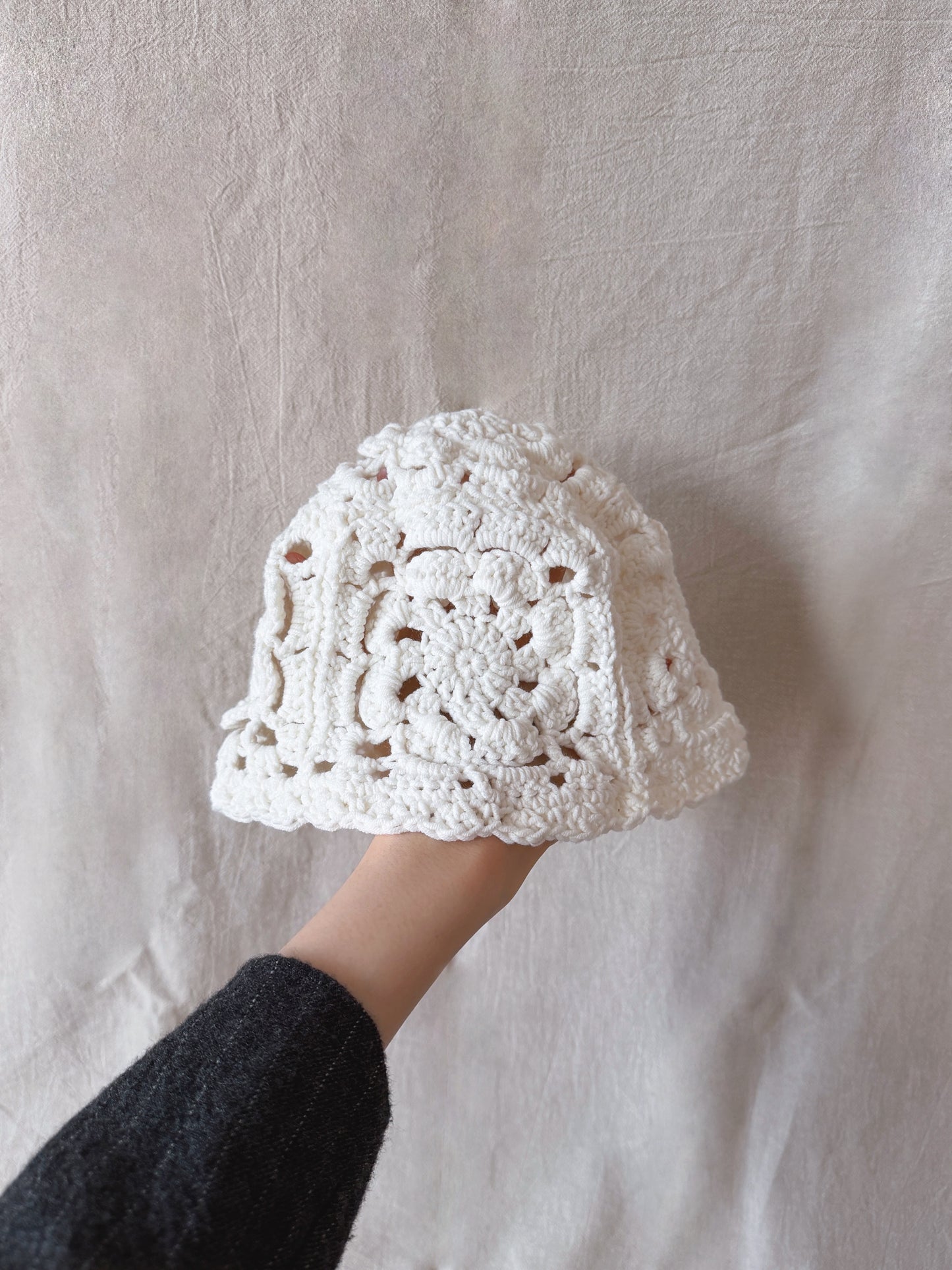 Ivory Bloom Bonnet